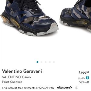 Valentino Sneakers that are beyond on fire in style!!!!FINAL OFFER 😊!